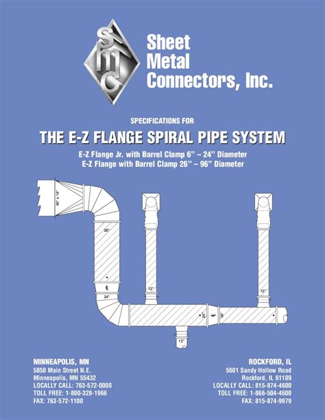 ez flange spiral pipe